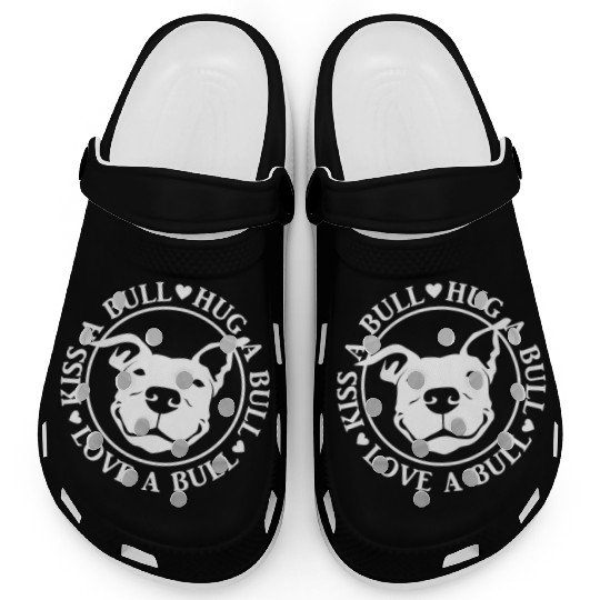 Love-A-Bull Pitbull Bully Dog Rescue Clogs