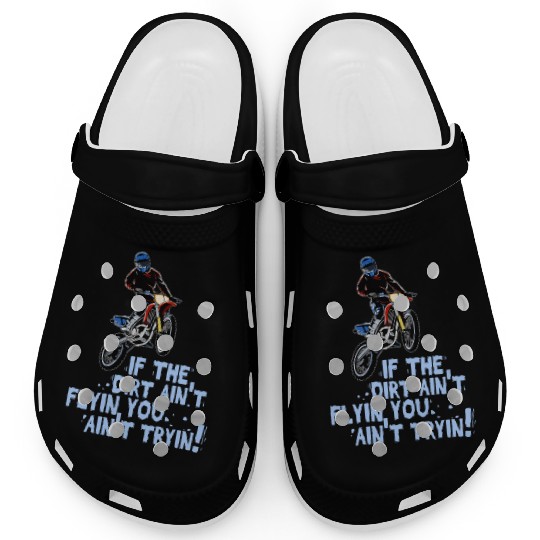 Funny Dirt Bike Out Motocross Gift Cool Dirt Bike Clogs