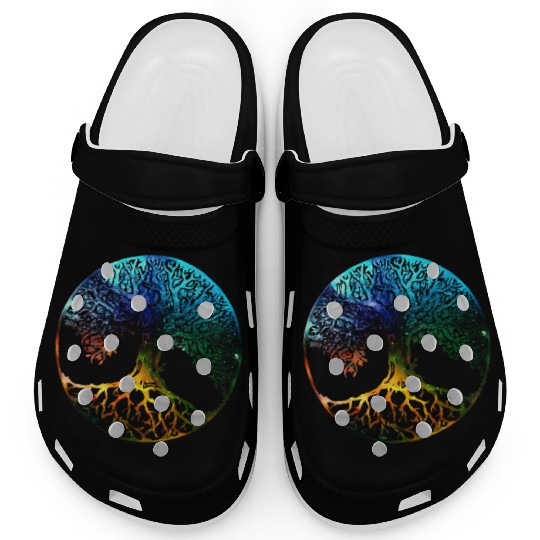 Tree of Life Mandala Clogs