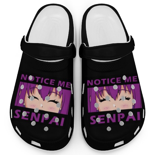 Notice Me Senpai - Japanese anime manga designs Clogs