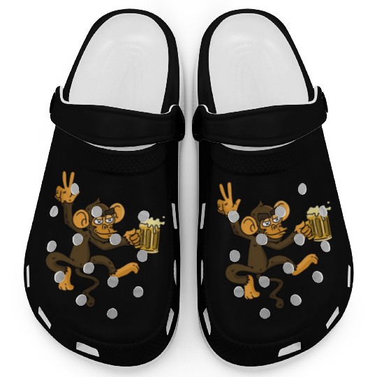 DRUNK MONKEY Beer Clogs