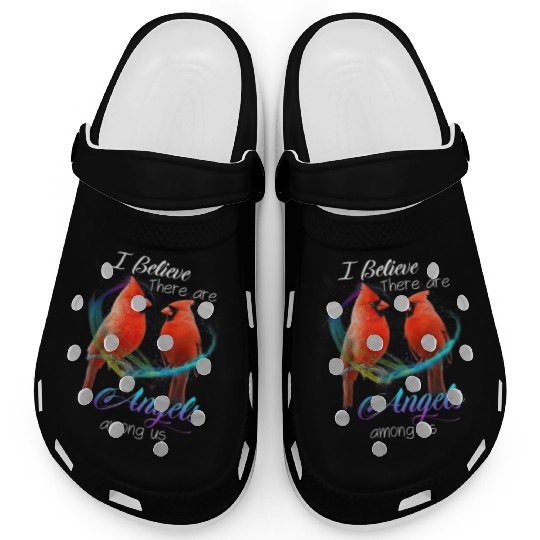 Cardinal Bird Clogs