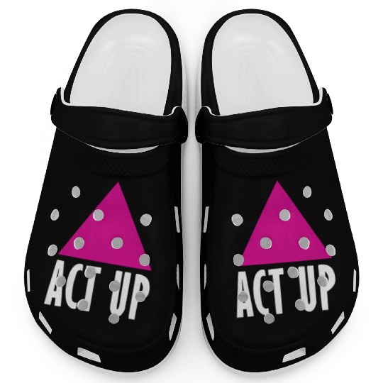 Act Up - Silence Death AIDS Clogs