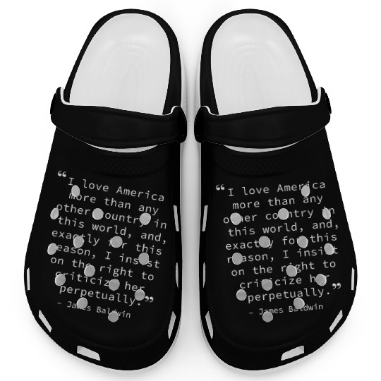 James Baldwin on America Clogs