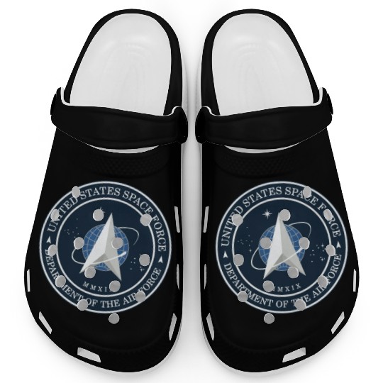 New Space Force Logo 2020 USSF Clogs