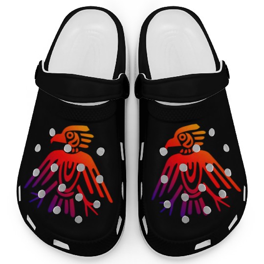 Aztec Symbols Aztec Eagle Tattoo Gift Idea Clogs