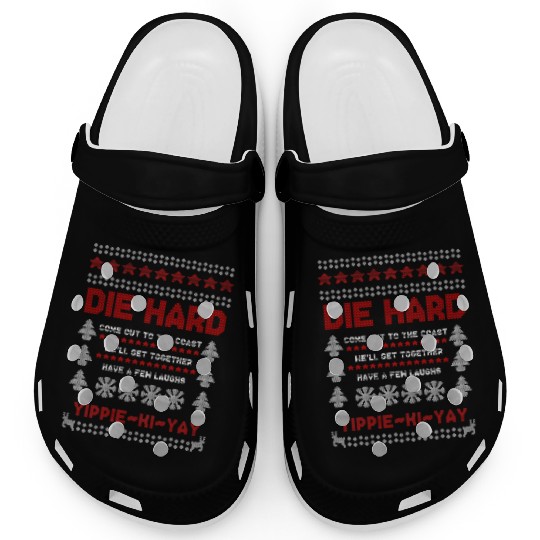 Die Hard Christmas Jumper Clogs