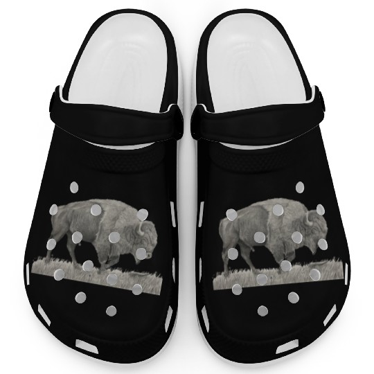 Buffalo Drawing Clogs