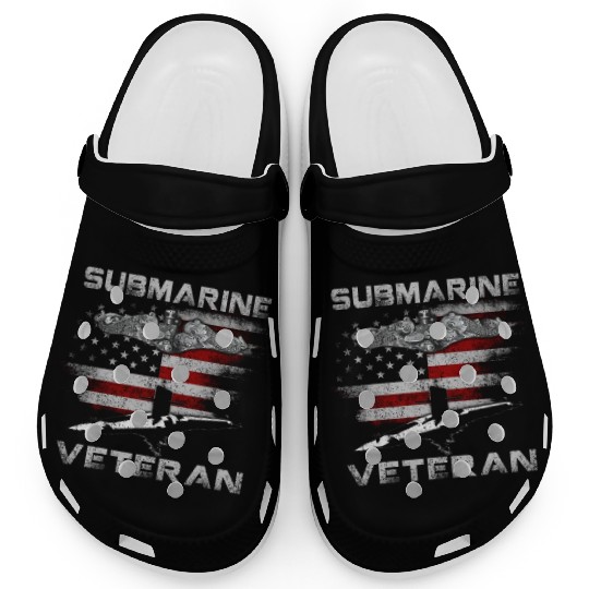 Vintage US Navy Submarine Service Veteran Clogs