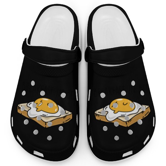 Fried egg toast - Breakfast in bed Clogs