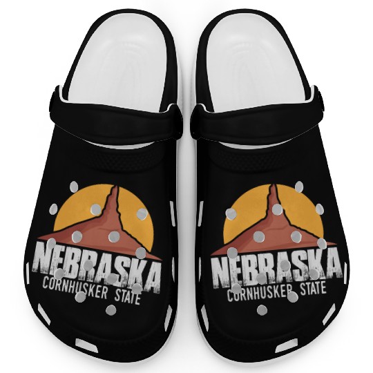 Nebraska State | USA America States Chimney Rock Clogs