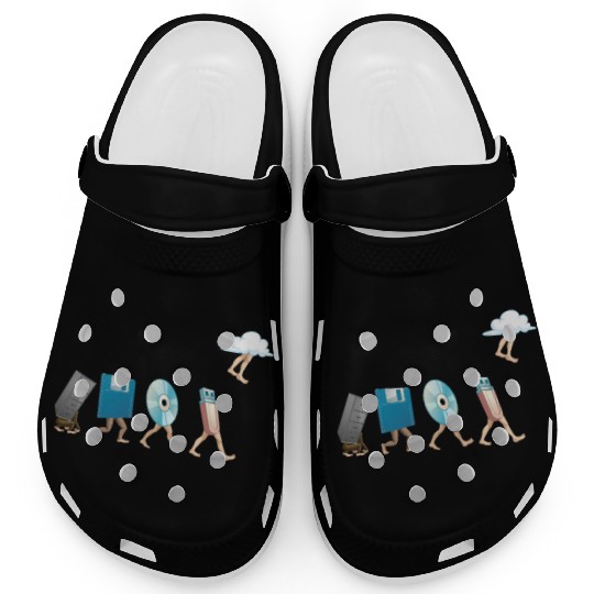 Computer Engineering Software Disk USB Cloud Clogs