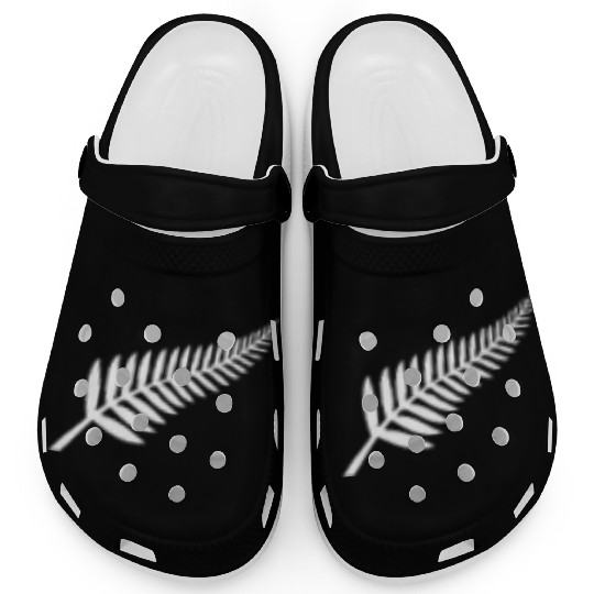 New Zealand's Silver Fern for Kiwis Clogs