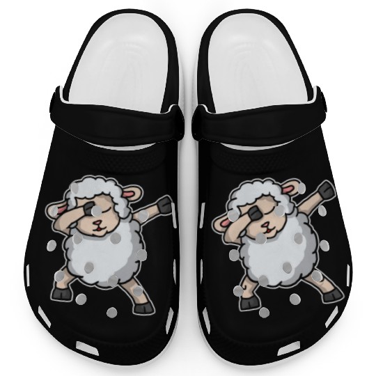 Funny Dabbing Sheep Dab Dance Lamb Lover Gift Clogs