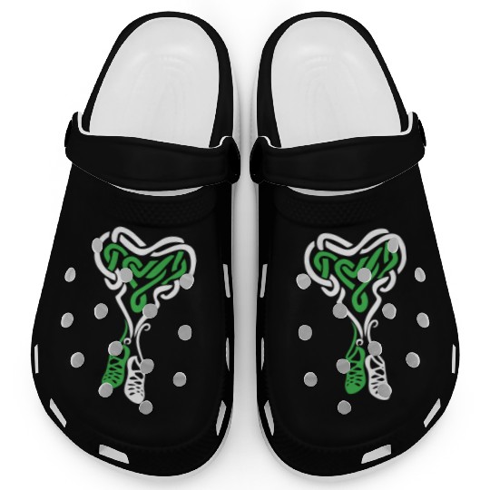Irish Step Dancing Celtic Knot Heart Clogs