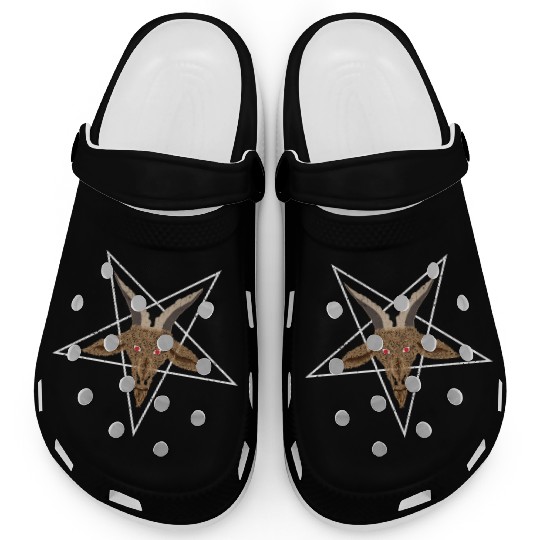 Baphomet Pentagram Clogs