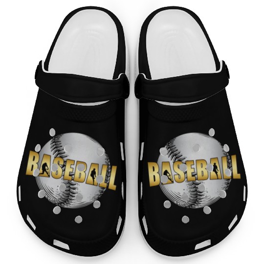 Baseball Catcher Softball Baseball Bat Sports Gift Clogs