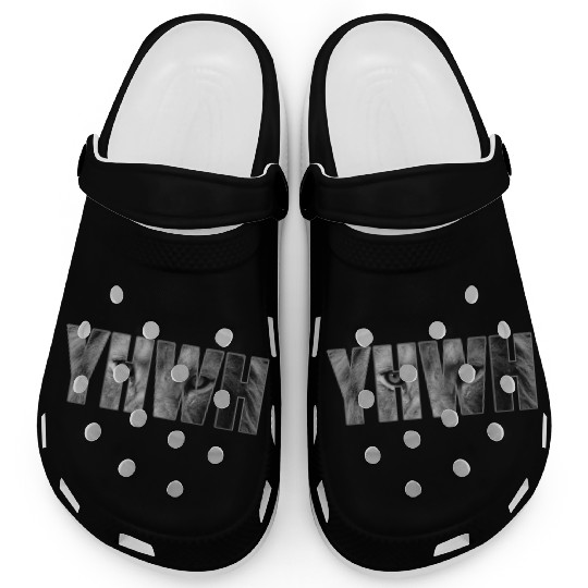 YHWH Yahweh God Lion Gift Clogs