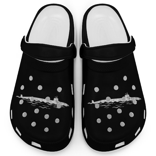 US Navy Submarine Vessel Vintage Submariner Clogs