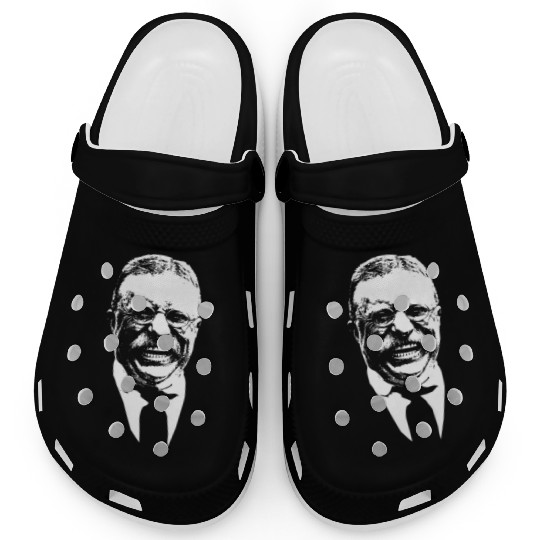 President Teddy Roosevelt Graphic Clogs