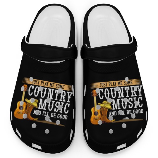Country Music Gift Song Western Girl Clogs