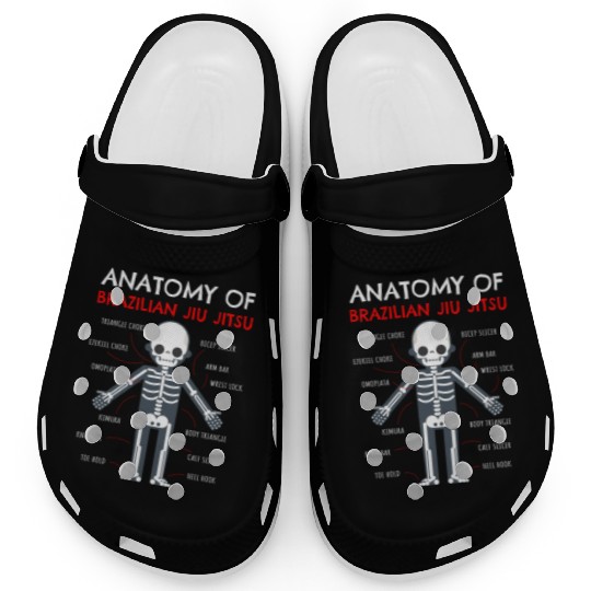 Jiu Jitsu Gifts Anatomy Brazilian Jiu Jitsu Funny Clogs