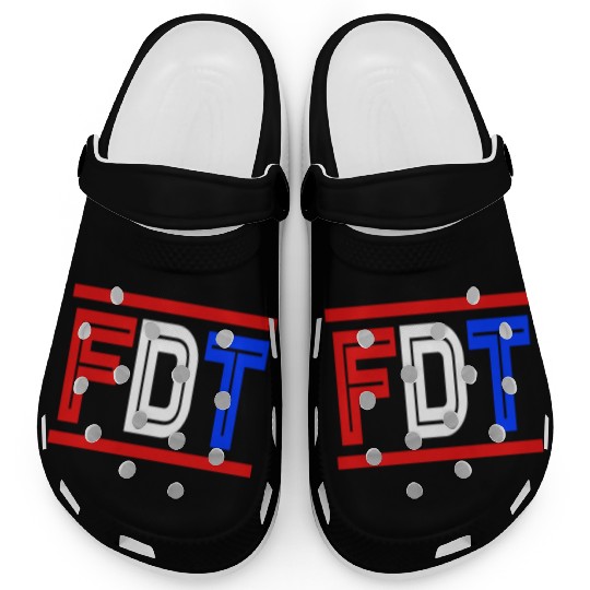 Biden Kamala Funny Anti Trump FDT Donald Trump Clogs