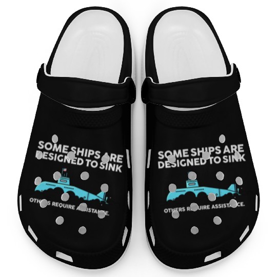 Military Submarine Veteran Gift US Submarine Sink Clogs