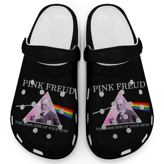 Psychology Freud Pink Dark Side Of The Mom Freudia Clogs