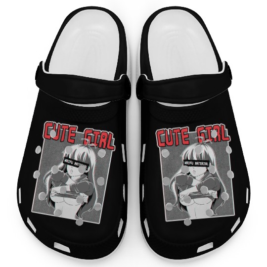 hen Otaku Manga Anime Girl Waifu Material Clogs