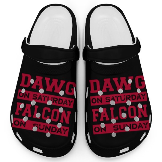 Dawg On Saturday Falcon On Sunday Atlanta Athens F Clogs