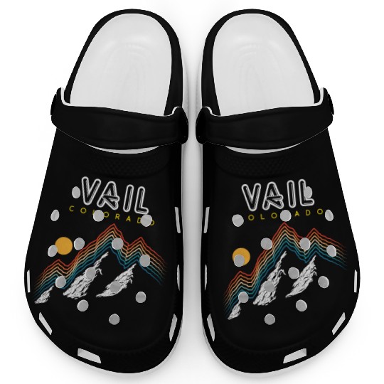 Vail Colorado Usa Ski Resort 1980S Retro Clogs