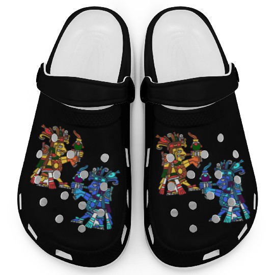 Aztec God Mayan Civilization Inca Culture Gift Clogs
