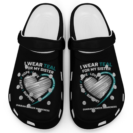 Products I Wear Teal For My Sister Ovarian Cancer Clogs