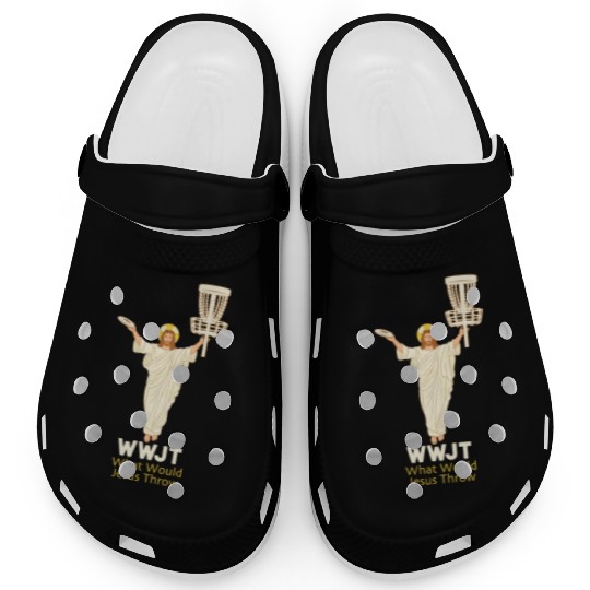 Disc Golf What Would Jesus Throw Ultimate Frisbee Clogs