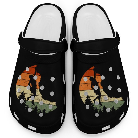Retro Rock Climbing Vintage Climber Clogs