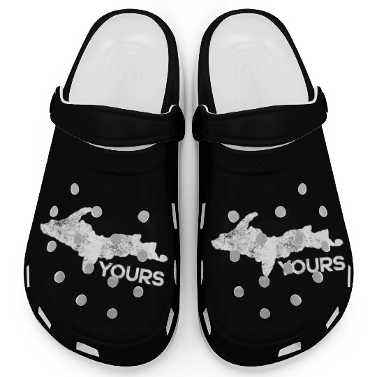 U P Yours Upper Peninsula Gift Funny Michigander M Clogs