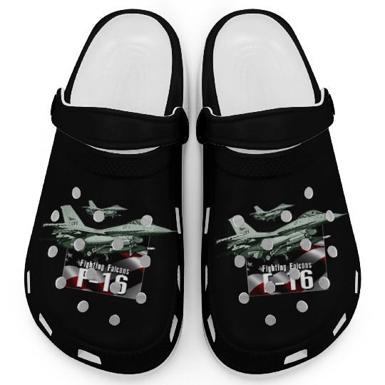 F-16 Fighter Jet Clogs