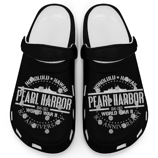 Pearl Harbor 80th Anniversary 1941 World War 2dece Clogs