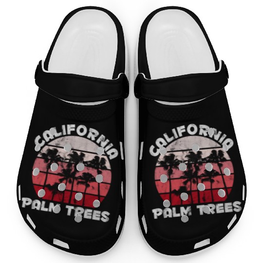 California Palm Trees Malibu Clogs