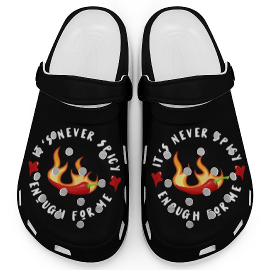 Chili Red Pepper Funny Gift For Hot Spicy Food & S Clogs
