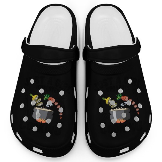 Just A Girl Who Loves Cooking Clogs
