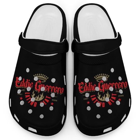 Wrestling Entertainment Eddie Guerrero Crown Graphic Clogs