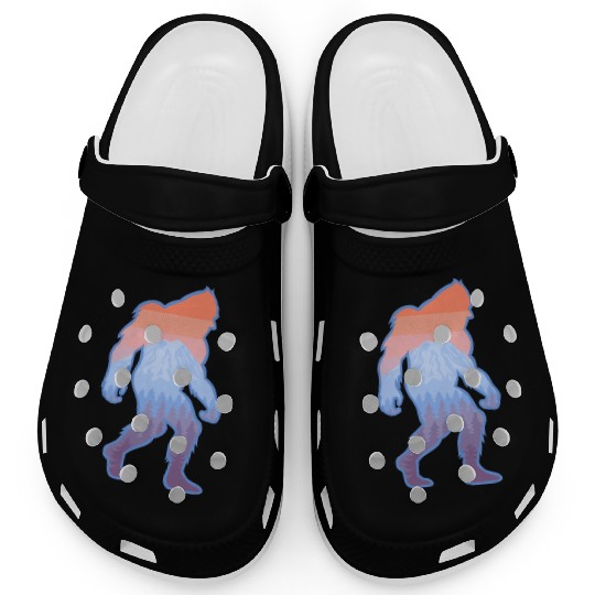 Mt Rainier Bigfoot Sasquatch Clogs