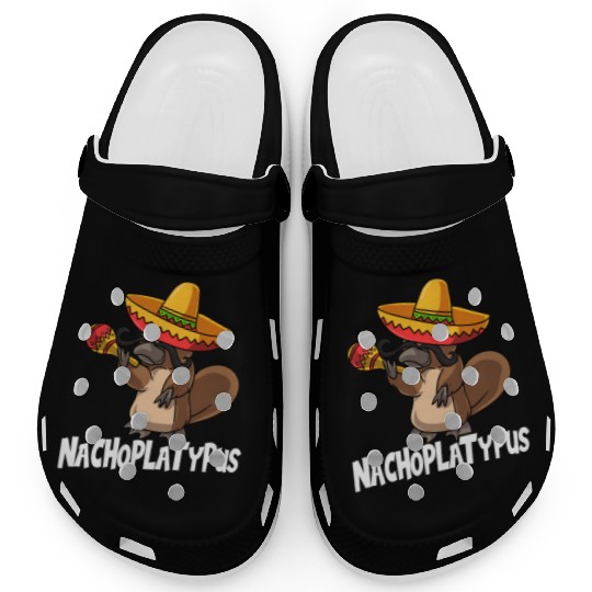 Nachoplatypus Cinco De Mayo Platypus Gifts Fiesta Clogs