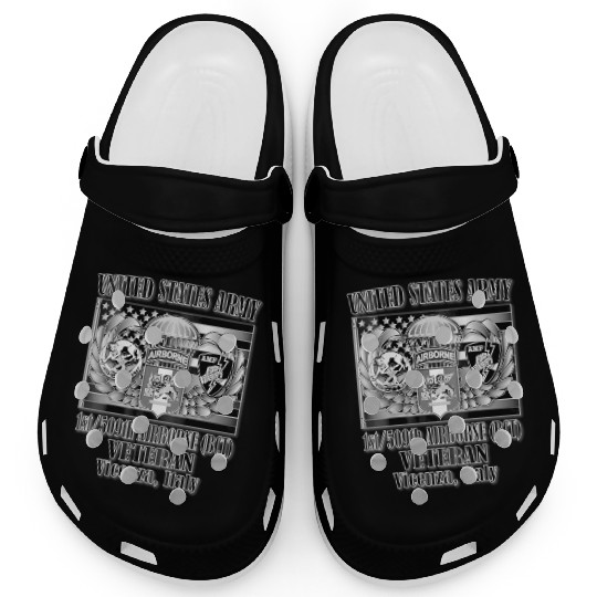 1 509th Airborne BCT Veteran Back Design Clogs