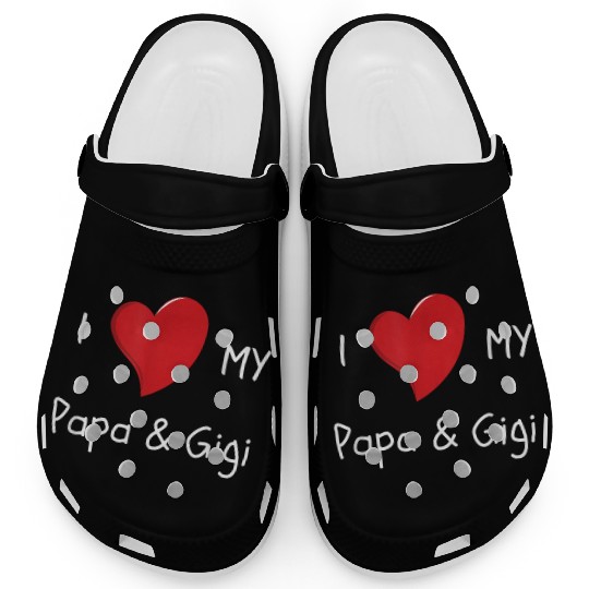 I Love My Papa Gigi Clogs
