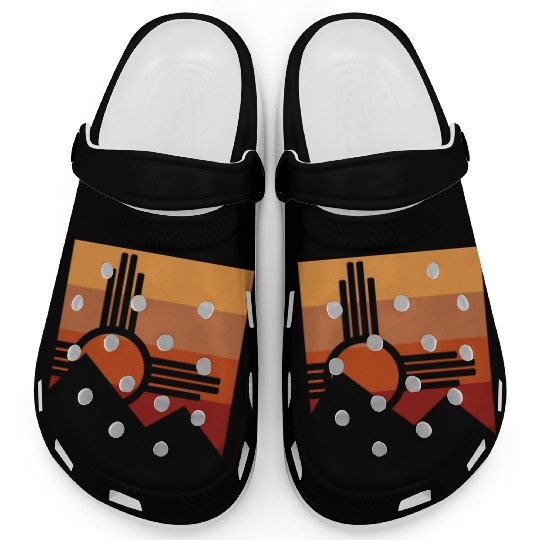 Zia Sun New Mexico Zia Mountains Clogs