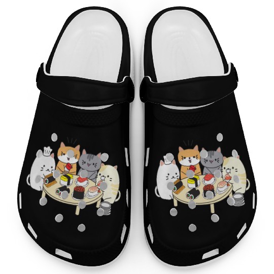 Cat Sushi Clogs