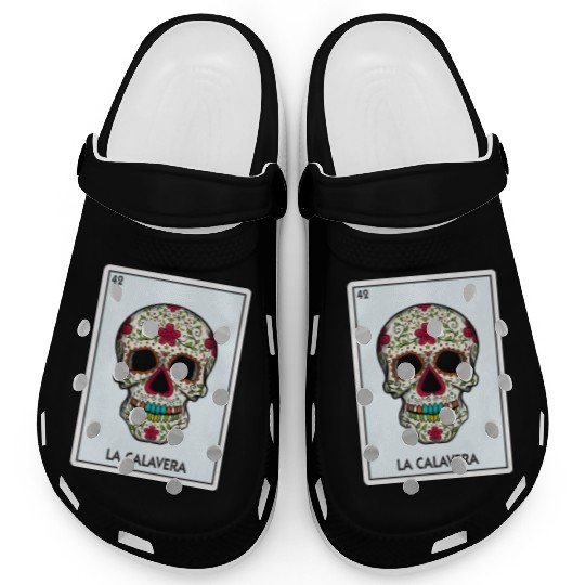 La Calavera Lottery The Skull Card Mexican Lottery Clogs